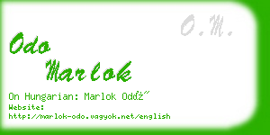 odo marlok business card